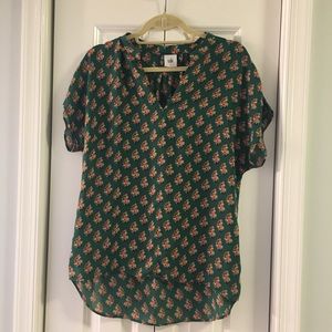 CAbi | Green Loose-fitting Blouse